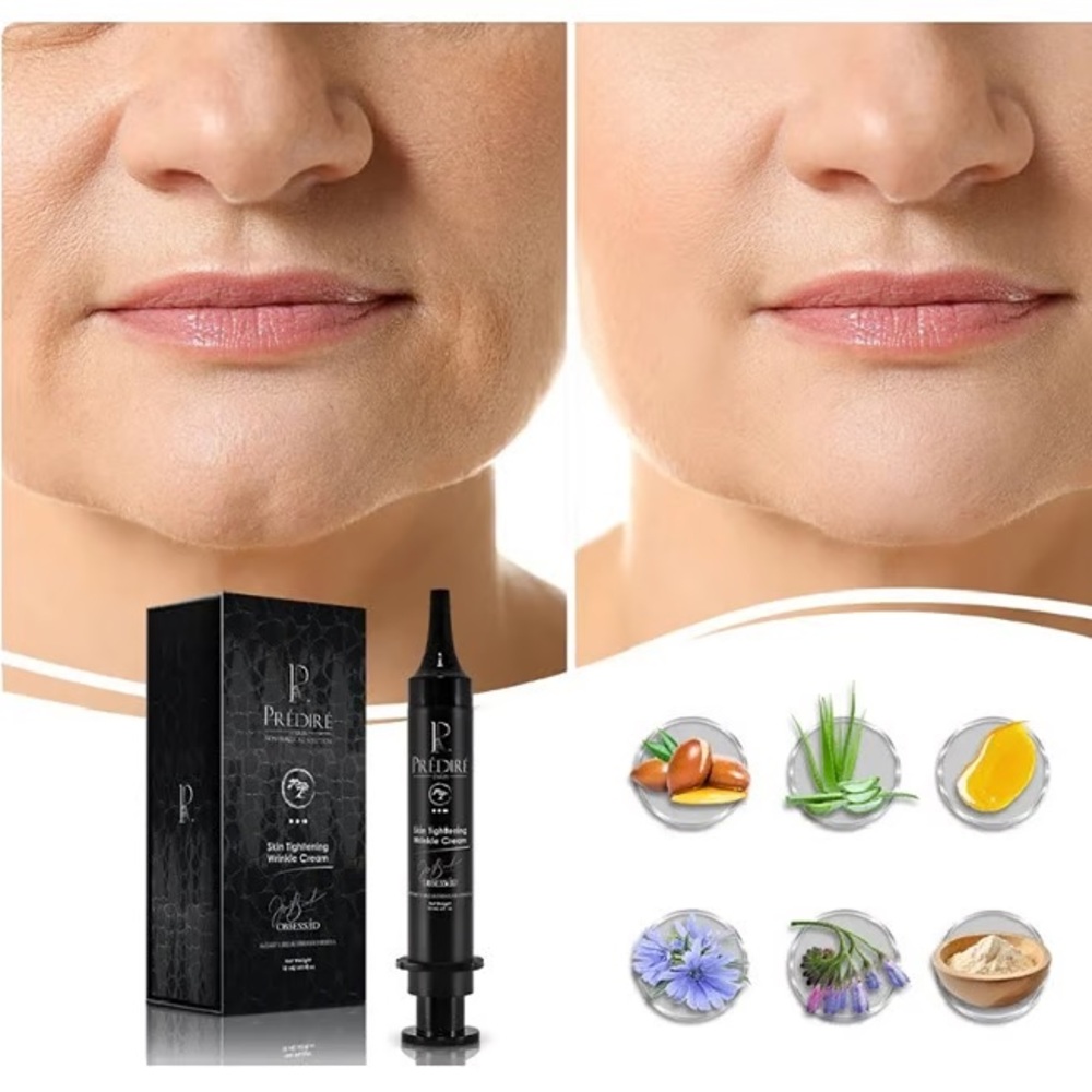PREDIRE PARIS Skin Tightening Tissue Bonding Wrinkle Cream  Vitamin E & Retinol